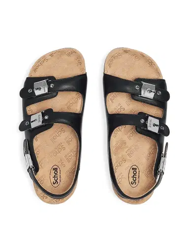 Balenciaga Men's I Scholl Flat Sandals - Black - Size 12 | Thumbnail 6 Balenciaga Men's I Scholl Flat Sandals - Black - Size 12 | Thumbnail 6