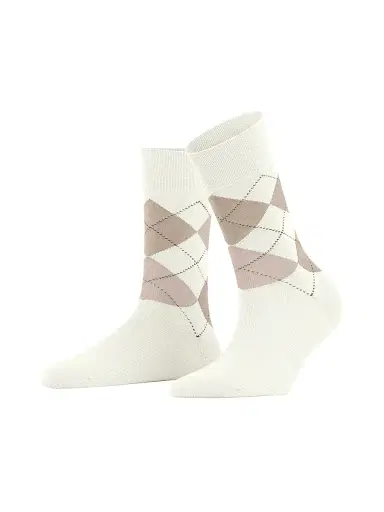 FALKE Women's Sensitive Argyle Cotton-Blend Sock | Thumbnail 1 FALKE Women's Sensitive Argyle Cotton-Blend Sock | Thumbnail 1