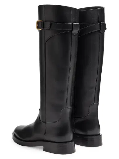 Valentino Garavani Women's VLogo Signature 30MM Calfskin Boots - Black - Size 12 | Thumbnail 3 Valentino Garavani Women's VLogo Signature 30MM Calfskin Boots - Black - Size 12 | Thumbnail 3