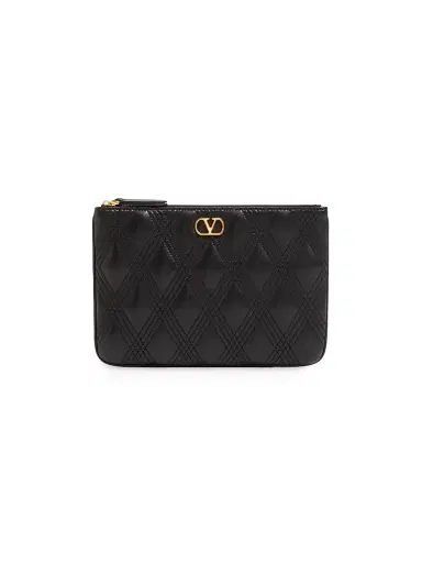 Valentino Garavani Women's Quiltie 67 Pouch in Quilted Nappa Leather - Rose Cannelle | Thumbnail 1 Valentino Garavani Women's Quiltie 67 Pouch in Quilted Nappa Leather - Rose Cannelle | Thumbnail 1