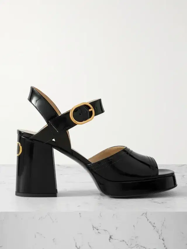 Fawcette 100 Patent-leather Platform Sandals Fawcette 100 Patent-leather Platform Sandals