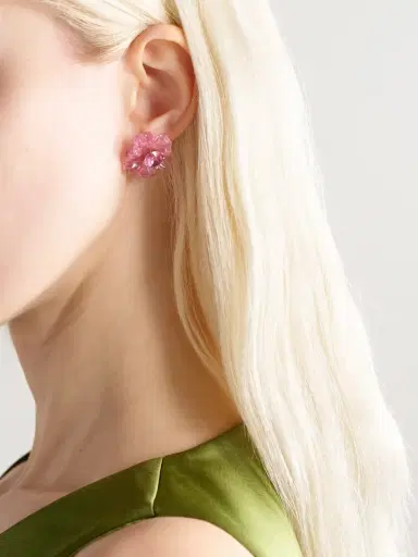 Irene Neuwirth Tropical Flower 18-karat Rose Gold, Tourmaline And Spinel Earrings | Thumbnail 2 Irene Neuwirth Tropical Flower 18-karat Rose Gold, Tourmaline And Spinel Earrings | Thumbnail 2