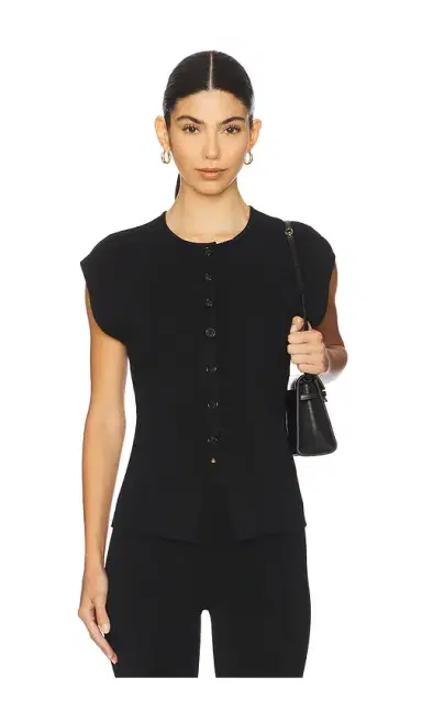 EAVES Janith Sleeveless Cardigan | Thumbnail 1 EAVES Janith Sleeveless Cardigan | Thumbnail 1