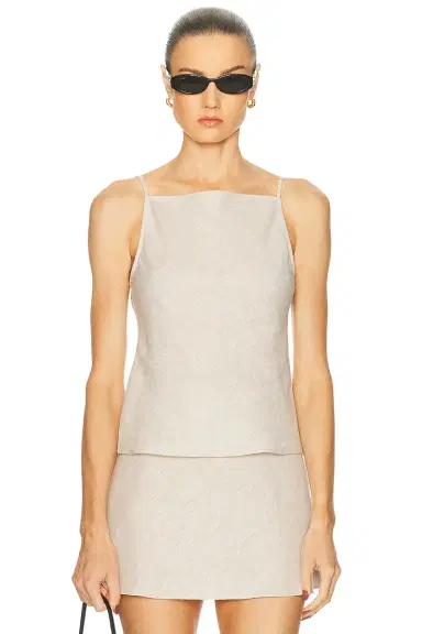 L'Academie Eula Linen Top | Thumbnail 3 L'Academie Eula Linen Top | Thumbnail 3