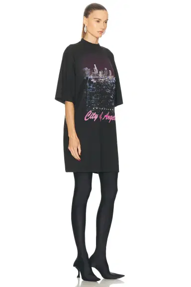 Balenciaga City Of Angels T-shirt Dress | Thumbnail 2 Balenciaga City Of Angels T-shirt Dress | Thumbnail 2