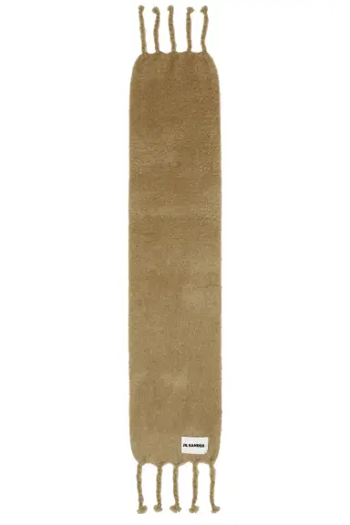 Jil Sander Logo Plain Scarf | Thumbnail 2 Jil Sander Logo Plain Scarf | Thumbnail 2
