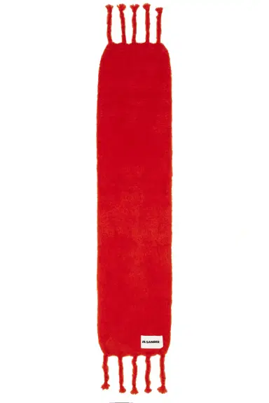Jil Sander Logo Plain Scarf | Thumbnail 2 Jil Sander Logo Plain Scarf | Thumbnail 2