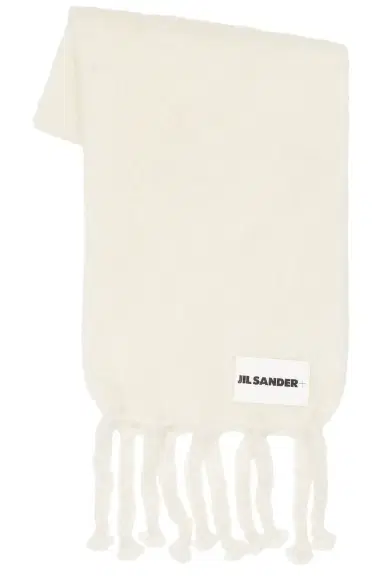 Jil Sander Logo Plain Scarf | Thumbnail 1 Jil Sander Logo Plain Scarf | Thumbnail 1