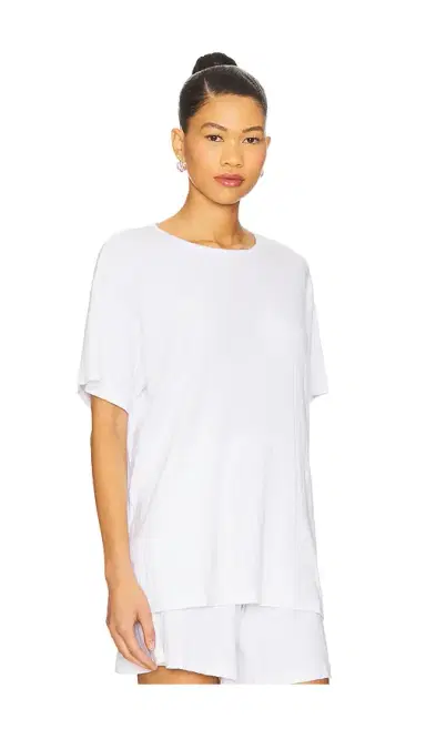 DONNI. Pointelle Oversized Tee | Thumbnail 2 DONNI. Pointelle Oversized Tee | Thumbnail 2