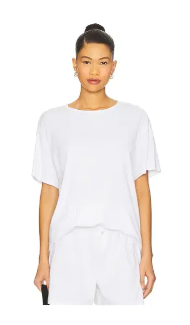 DONNI. Pointelle Oversized Tee | Thumbnail 1 DONNI. Pointelle Oversized Tee | Thumbnail 1
