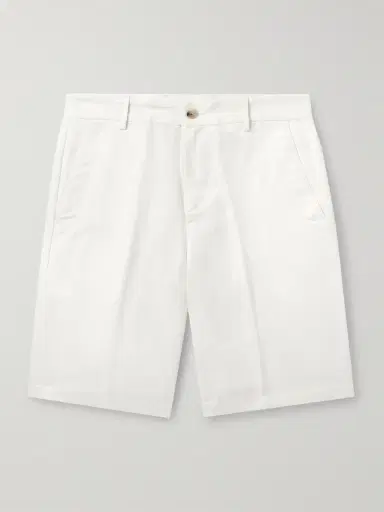 Canali Linen and Silk-Blend Shorts - Men | Thumbnail 2 Canali Linen and Silk-Blend Shorts - Men | Thumbnail 2