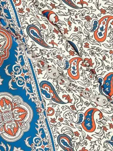 Rabanne Chain-detailed Paisley-print Crepe Maxi Skirt | Thumbnail 4 Rabanne Chain-detailed Paisley-print Crepe Maxi Skirt | Thumbnail 4