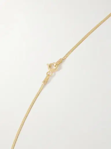 Loren Stewart Demi Herringbone Gold Necklace | Thumbnail 3 Loren Stewart Demi Herringbone Gold Necklace | Thumbnail 3
