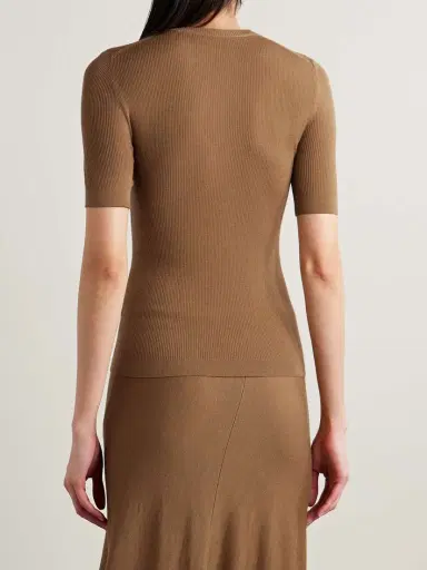 Khaite Celina Ribbed Wool-blend Top | Thumbnail 3 Khaite Celina Ribbed Wool-blend Top | Thumbnail 3