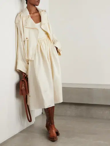Gabriela Hearst Chiara Linen Midi Skirt | Thumbnail 2 Gabriela Hearst Chiara Linen Midi Skirt | Thumbnail 2