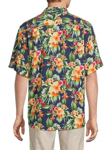 Tommy Bahama Men's Veracruz Cay Procida Paradise Shirt - Eclipse - Size Small | Thumbnail 5 Tommy Bahama Men's Veracruz Cay Procida Paradise Shirt - Eclipse - Size Small | Thumbnail 5