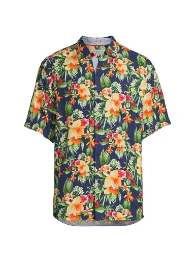 Tommy Bahama Men's Veracruz Cay Procida Paradise Shirt - Eclipse - Size Small | Thumbnail 1 Tommy Bahama Men's Veracruz Cay Procida Paradise Shirt - Eclipse - Size Small | Thumbnail 1