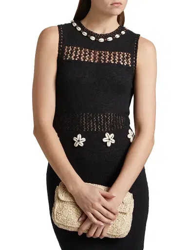 Rails Women's Kiana Stretch-Cotton Knit Midi-Dress - Black | Thumbnail 6 Rails Women's Kiana Stretch-Cotton Knit Midi-Dress - Black | Thumbnail 6