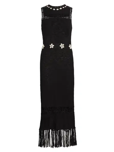 Rails Women's Kiana Stretch-Cotton Knit Midi-Dress - Black | Thumbnail 1 Rails Women's Kiana Stretch-Cotton Knit Midi-Dress - Black | Thumbnail 1