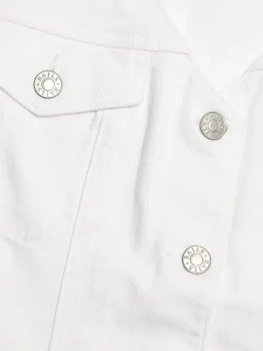 Rails Women's Saratoga Stretch-Denim Minidress - Salt White | Thumbnail 6 Rails Women's Saratoga Stretch-Denim Minidress - Salt White | Thumbnail 6