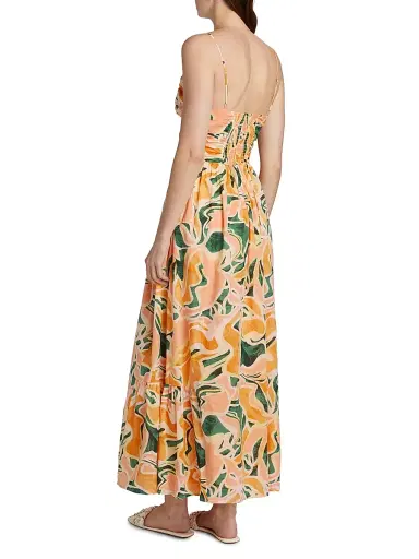 Rails Women's Palm Abstract Print Cotton Midi-Dress - Tulum | Thumbnail 5 Rails Women's Palm Abstract Print Cotton Midi-Dress - Tulum | Thumbnail 5
