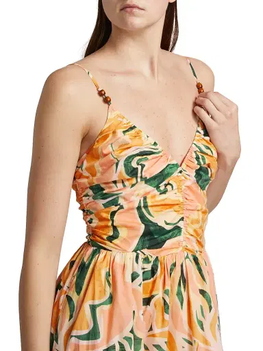 Rails Women's Palm Abstract Print Cotton Midi-Dress - Tulum | Thumbnail 6 Rails Women's Palm Abstract Print Cotton Midi-Dress - Tulum | Thumbnail 6