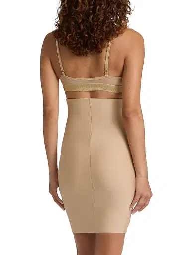 Commando Women's Two-Faced Tech High-Rise Half Slip - Beige - Size XL | Thumbnail 3 Commando Women's Two-Faced Tech High-Rise Half Slip - Beige - Size XL | Thumbnail 3