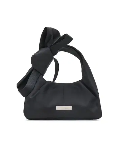 Marc Jacobs Women's The Bow Nylon Mini Sack Bag - Black | Thumbnail 4 Marc Jacobs Women's The Bow Nylon Mini Sack Bag - Black | Thumbnail 4