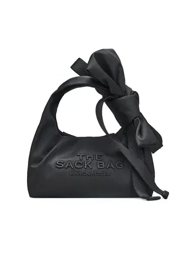 Marc Jacobs Women's The Bow Nylon Mini Sack Bag - Black | Thumbnail 1 Marc Jacobs Women's The Bow Nylon Mini Sack Bag - Black | Thumbnail 1