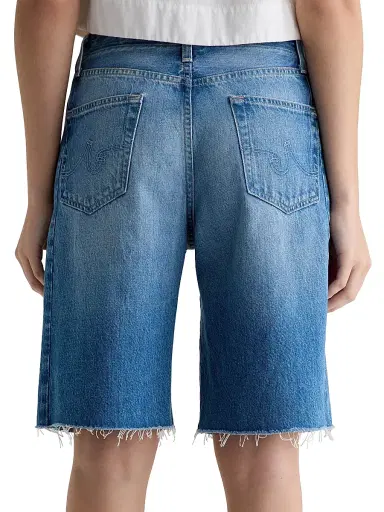 AG Jeans Women's High-Rise Denim Bermuda Short - Sweetwater | Thumbnail 4 AG Jeans Women's High-Rise Denim Bermuda Short - Sweetwater | Thumbnail 4