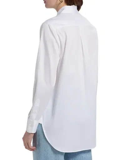 Generation Love Women's Bruno Lace Poplin Button-Up Shirt - White | Thumbnail 5 Generation Love Women's Bruno Lace Poplin Button-Up Shirt - White | Thumbnail 5