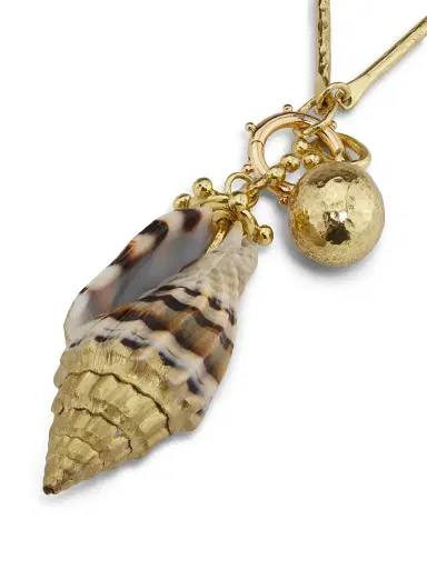 Ulla Johnson Women's Livia Goldtone & Spotted Jasper Shell Pendant Necklace - Jasper | Thumbnail 3 Ulla Johnson Women's Livia Goldtone & Spotted Jasper Shell Pendant Necklace - Jasper | Thumbnail 3