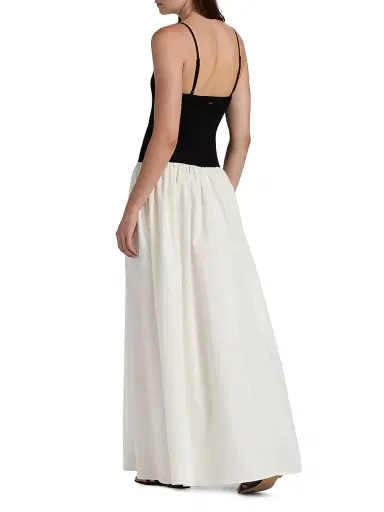 Toccin Women's Orielle Colorblocked Drop-Waist Maxi Dress - Jet Optic | Thumbnail 5 Toccin Women's Orielle Colorblocked Drop-Waist Maxi Dress - Jet Optic | Thumbnail 5