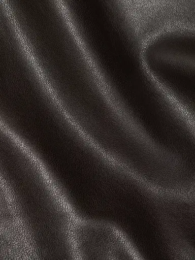 Co Women's Leather Military Jacket - Chocolate | Thumbnail 7 Co Women's Leather Military Jacket - Chocolate | Thumbnail 7