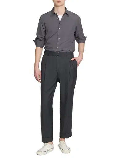 OFFICINE GÉNÉRALE Men's Hugo Wool Italian Fresco Pants | Thumbnail 1 OFFICINE GÉNÉRALE Men's Hugo Wool Italian Fresco Pants | Thumbnail 1