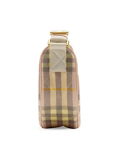Burberry Women's Check Horseshoe Crossbody Bag - Teacup | Thumbnail 5 Burberry Women's Check Horseshoe Crossbody Bag - Teacup | Thumbnail 5