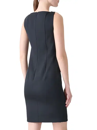 Akris Women's Silk-Stretch Sheath Minidress - Black - Size 14 | Thumbnail 4 Akris Women's Silk-Stretch Sheath Minidress - Black - Size 14 | Thumbnail 4