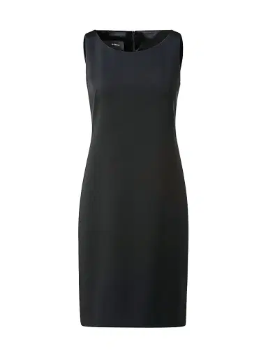 Akris Women's Silk-Stretch Sheath Minidress - Black - Size 14 | Thumbnail 1 Akris Women's Silk-Stretch Sheath Minidress - Black - Size 14 | Thumbnail 1