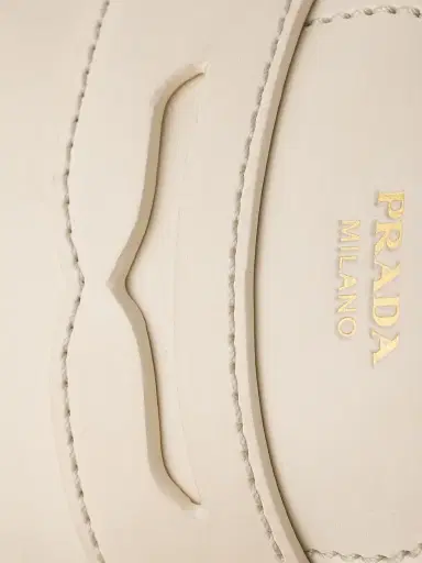 Prada Women's Leather Mules - Beige Khaki | Thumbnail 5 Prada Women's Leather Mules - Beige Khaki | Thumbnail 5