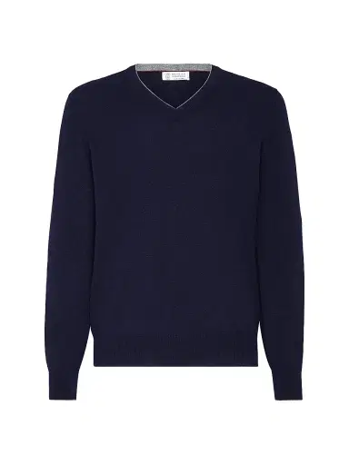 Brunello Cucinelli Men's Cashmere Sweater | Thumbnail 1 Brunello Cucinelli Men's Cashmere Sweater | Thumbnail 1