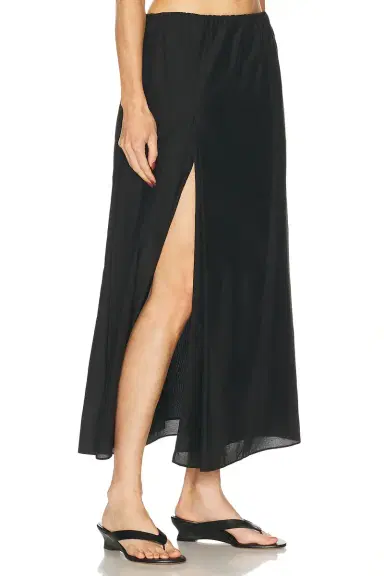 Loulou de Saison Carmen Long Gathered Skirt | Thumbnail 2 Loulou de Saison Carmen Long Gathered Skirt | Thumbnail 2
