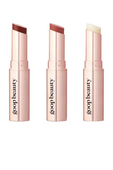 goop beauty goop beautygenes Clean Nourishing Lip Balm Trio, Rose + Garnet | Thumbnail 3 goop beauty goop beautygenes Clean Nourishing Lip Balm Trio, Rose + Garnet | Thumbnail 3