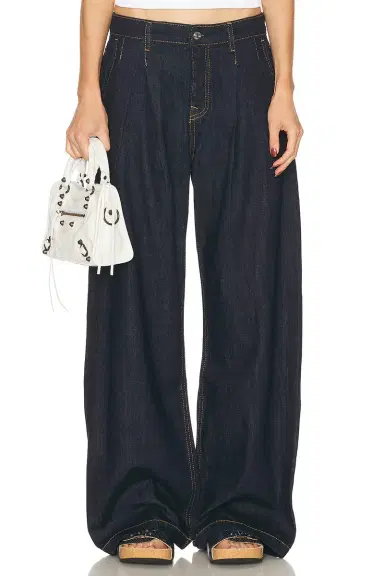 EB Denim Kendall Pleated Barrel | Thumbnail 3 EB Denim Kendall Pleated Barrel | Thumbnail 3