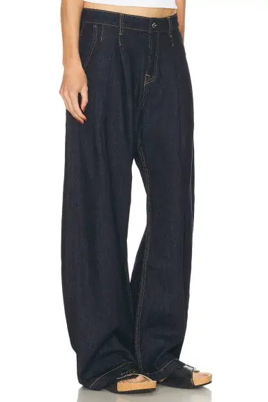 EB Denim Kendall Pleated Barrel | Thumbnail 4 EB Denim Kendall Pleated Barrel | Thumbnail 4
