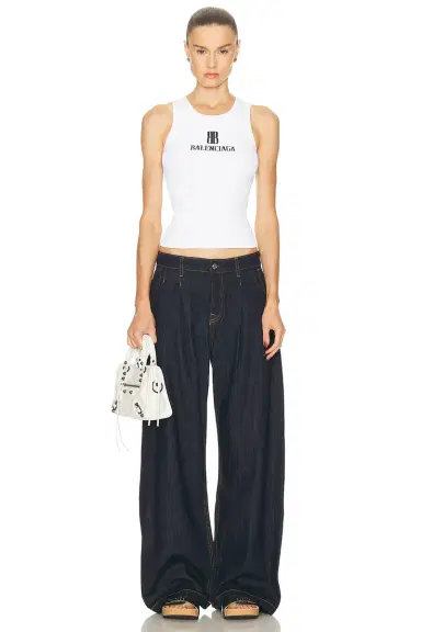 EB Denim Kendall Pleated Barrel | Thumbnail 7 EB Denim Kendall Pleated Barrel | Thumbnail 7