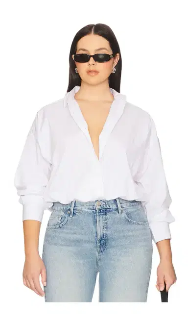 GOOD AMERICAN Poplin Bubble Shirt | Thumbnail 2 GOOD AMERICAN Poplin Bubble Shirt | Thumbnail 2