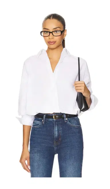 GOOD AMERICAN Poplin Bubble Shirt | Thumbnail 1 GOOD AMERICAN Poplin Bubble Shirt | Thumbnail 1