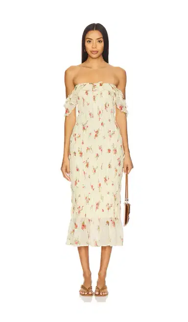 Tularosa Esmie Midi Dress | Thumbnail 2 Tularosa Esmie Midi Dress | Thumbnail 2