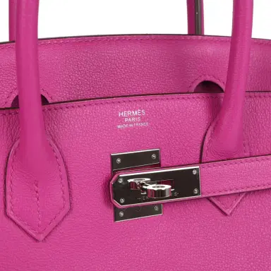 HERMÈS Pre-owned Hermes Birkin 30 Magnolia Novillo Palladium Hardware | Thumbnail 7 HERMÈS Pre-owned Hermes Birkin 30 Magnolia Novillo Palladium Hardware | Thumbnail 7