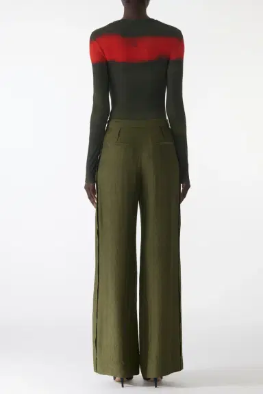 Jason Wu Collection CRINKLED SATIN STRAIGHT- LEG TROUSERS | Thumbnail 3 Jason Wu Collection CRINKLED SATIN STRAIGHT- LEG TROUSERS | Thumbnail 3